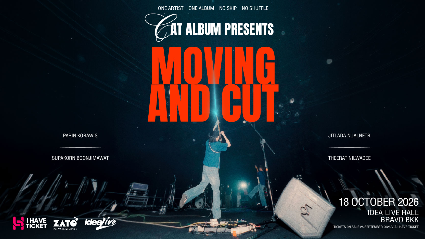 MOVING AND CUT CONCERT MOVING CUT’S FIRST ALBUM by CAT ALBUM